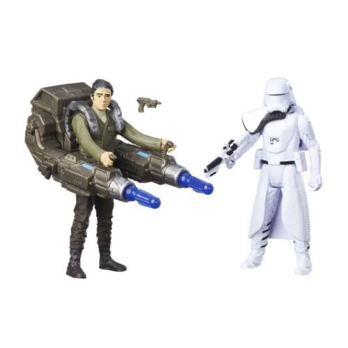 STAR WARS Rogue One - SNOWTROOPER OFFICER & Poe DAMERON - Pack 2 figurines 10cm