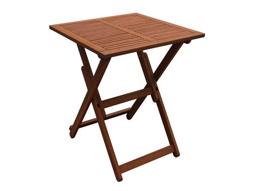 Salon De Jardin En Bois Exotique Hanoi Maple Marron Clair