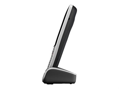 Gigaset SL450HX - Snoerloze verlengingshandset - met Bluetooth-interface met nummerherkenning/wachtstand - DECTGAP - SIP, RTP - zwart, platinum
