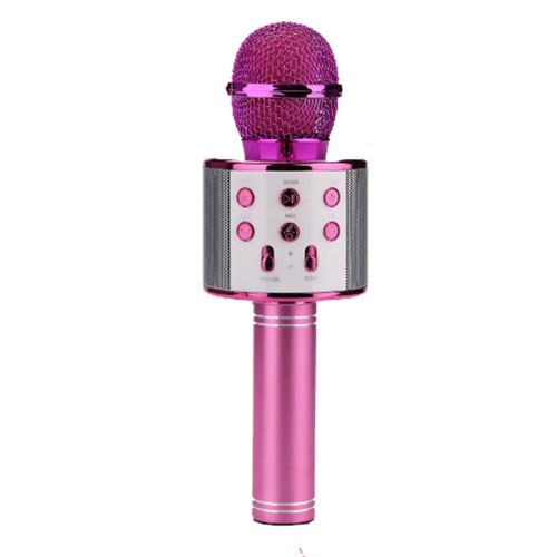 Microphone De Karaoké Sans Fil Bluetooth Pour IPhone, Android, Micro Portable Pour KTV, Home, Party ROSE