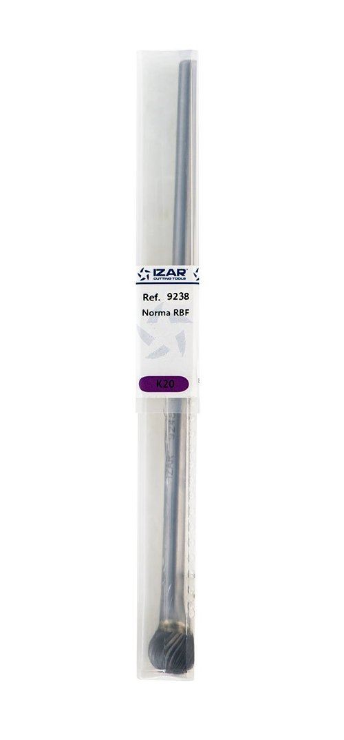 Izar 55846 – Fraise rotative en métal dur norma-kud eSFERICA série longue 5,0 x 06,00 mm dent. 3