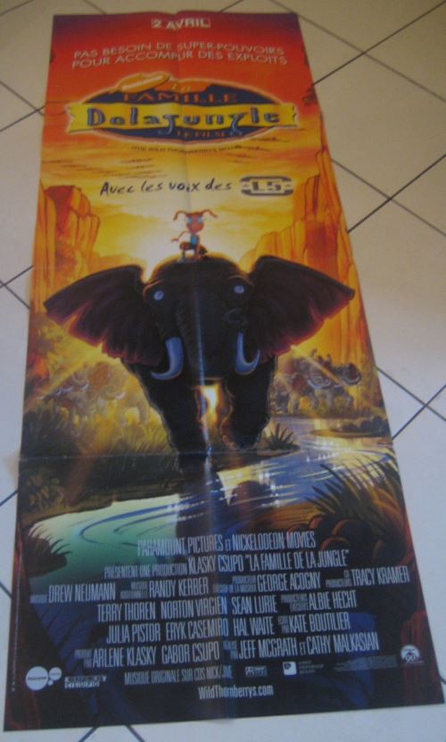 De La Jungle AFFICHE CINEMA ORIGINALE