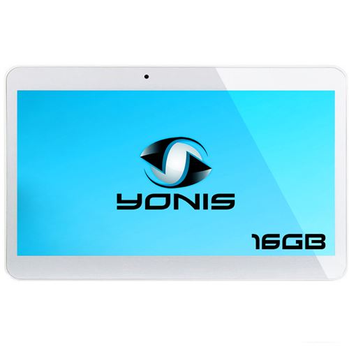  Tablette 3g 10.1 pouces android quad core bluetooth dual sim 1go ram 16 go blanc yonis