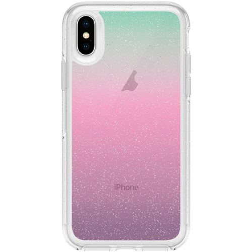 OtterBox Symmetry Series - Achterzijde behuizing voor mobiele telefoon - polycarbonaat, synthetisch rubber - gradiënte energie - voor Apple iPhone XS