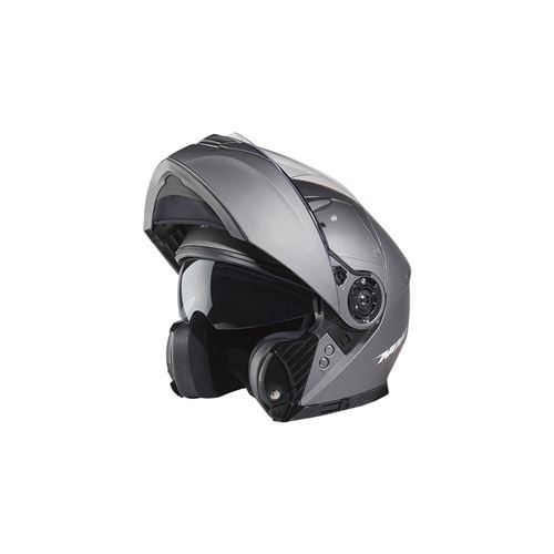 Casque integral modulable nox n965 titanium mat t55-56 s