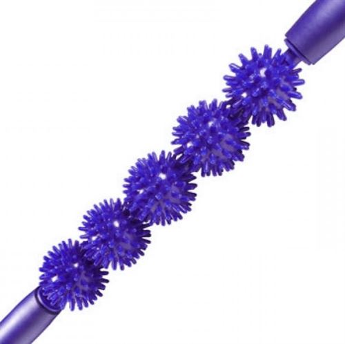 Kabalo balle hérissés massage baguette - Rouler point de déclenchement thérapie musculaire bâton (Bleu)