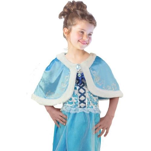 CESAR Cape Velours - Bleu - Pour enfant 5 a 10 ans