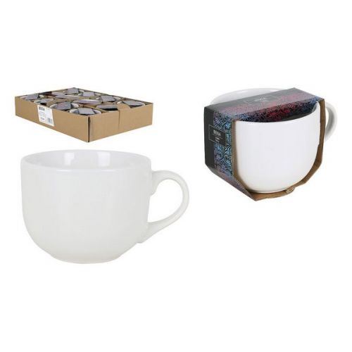 Tasse en Céramique Jumbo Bekia 500 cc Blanc
