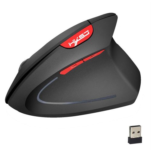 Jeu Souris Sans Fil 2,4 Ghz Conception Ergonomique Souris 2400Dpi Souris Verticale Usb