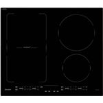 149 74 sur sauter spi6467b table de cuisson a induction 3 plaques de cuisson niche largeur 56 cm profondeur 49 cm noir avec avant biseaute plaque induction achat prix fnac
