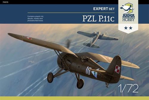 Pzl P.11c Expert Set - 1:72e - Arma Hobby