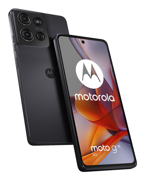 Motorola moto G75 5G 17,2 cm (6.78 ) Double SIM hybride Android 14 USB Type-C 8 Go 128 Go 5000 mAh Gris