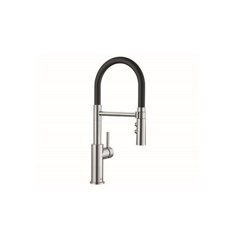 Non Communiqué Noir Mitigeur Avec Douchette Inox Blanco 525792