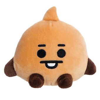 Peluche 13cm Shooky Baby en Polyester Ultra Douce BT21 Line Friends BT21 Marron clair - 1