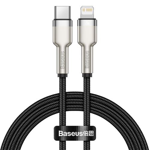 Câble BASEUS CATLJK-A01 Type-C vers Lightning PD 20W 1m noir