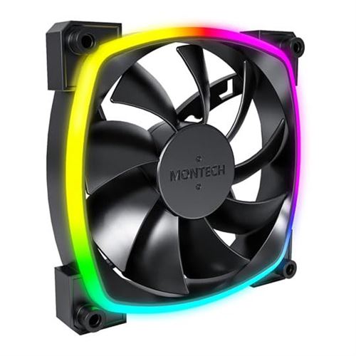 Montech Lüfter AX120 PWM, 120mm, Schwarz