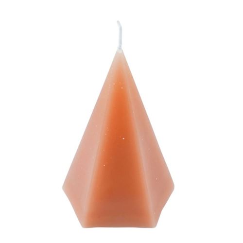 GENERIQUE - Bougie Déco Pyramide Arty - 12cm - Blush - Image 3