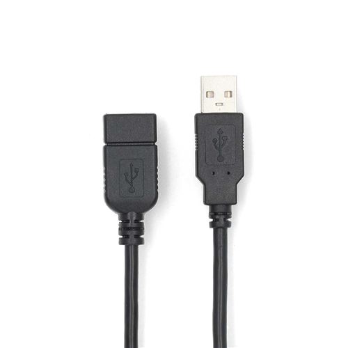 Nedis Noir Câble Usb 2.0 Usb-A Mâle Vers Usb-A Femelle 2.00M - Image 3