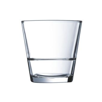 Arcoroc Verres à Eau 25 Cl - Lot De 6 En Verre Trempé - Passent Micro-ondes Et Lave-Vaisselle - Made In France