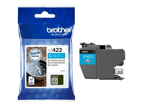 Cartouche d'encre Brother LC422 Cyan Cartouche d'encre Brother LC422 Cyan