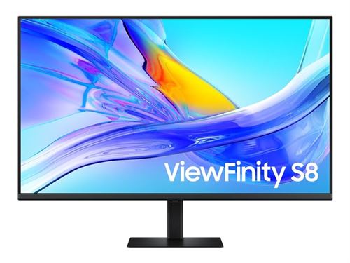 Samsung ViewFinity S8 S37D804UAU - S80UD Series - LED-monitor - USB - 37" - 3840 x 2160 UHD @ 60 Hz - VA - 350 cd/m² - 3000:1 - HDR10 - 5 ms - HDMI, DisplayPort, USB-C - zwart
