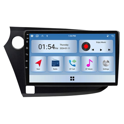 Autoradio RoverOne® Bluetooth CarPlay 2 Din 6Go RAM 128Go ROM pour Honda Insight 2 2009-2014