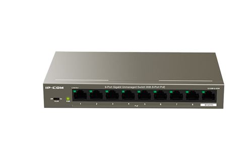 Switch de bureau 9 ports Gigabit 10/100/1000M - IPCOM G1109P-8-102W