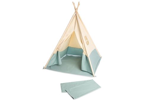 Tente 'Tipi Yuma' bicolore beige bleu