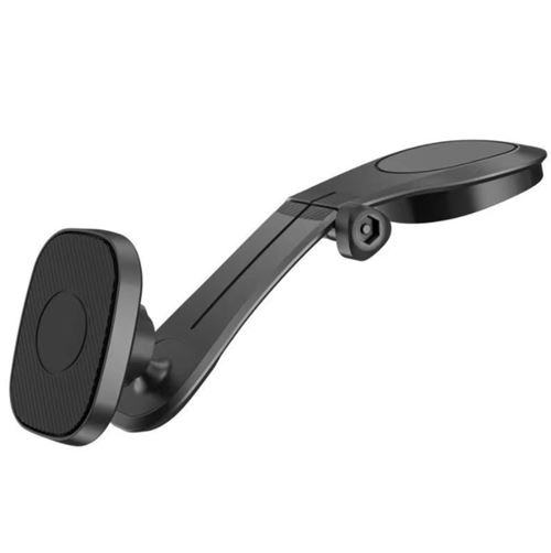 Support Téléphone Universel Pour Voiture - Fixation Sur Tableau De Bord Par Clip, Rotation 360° - Noir