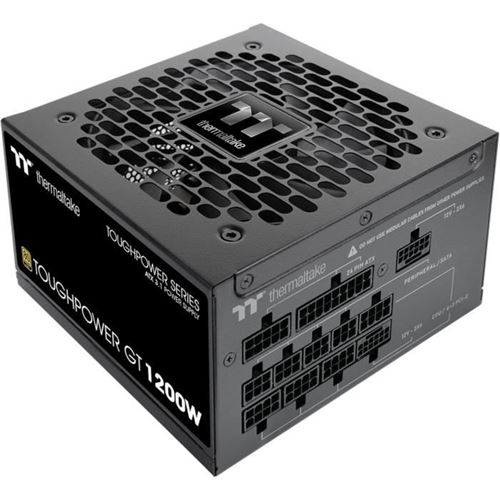 Non Communiqué Noir Thermaltake - Toughpower Gt - Alimentation Pc - 1200 W - 80+ Gold - Atx3.1 - Full Modulaire - Pci-E 5.1 12Vhpwr
