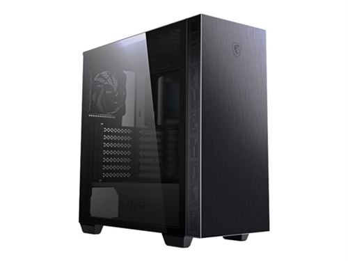 MSI MPG SEKIRA 100P - Mid tower - ATX étendu - panneau latéral fenêtré (verre trempé) - pas d'alimentation (ATX) - USB/Audio