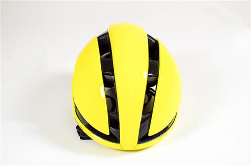 Casque vélo intelligent route jaune - Article protections du sport