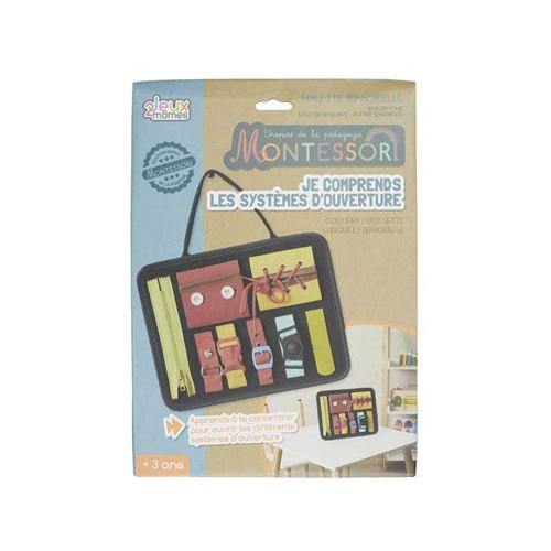14€ sur Montessori Jouet Éducatif Frusde Portable Busy Board, Cadeaux pour  Enfants - Vert - Autres Jeux créatifs - Achat & prix