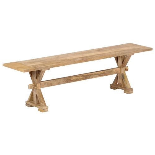 vidaXL Banc d'entrée 160x35x45 cm Bois de manguier solide