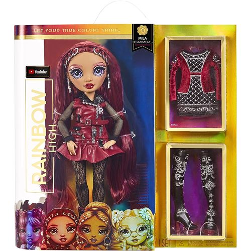 Poupée Rainbow High S4 Mila Berrymore Burgundy