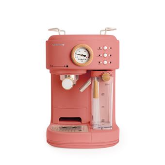 THERA RETRO PRO - Machine à café expresso semi-automatique 20 bars - Terracotta - 1