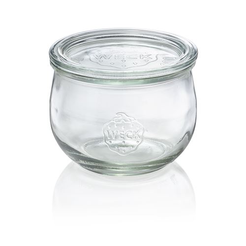 Pot en verre tulipe en Verre H 85 mm Diamètre 110 mm Was Germany