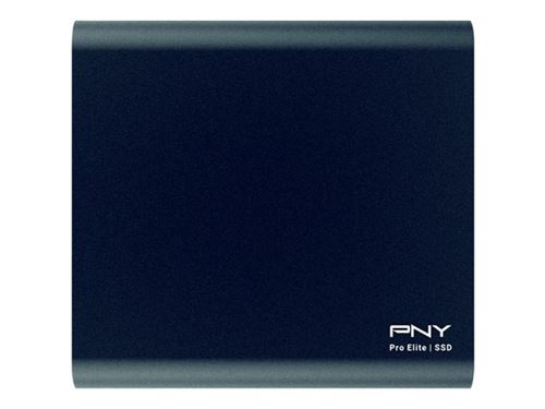 PNY Pro Elite - SSD - 500 GB - extern (draagbaar) - USB 3.2 Gen 2 (USB-C aansluiting) - donkerblauw