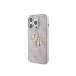 Coque Rigide Guess Pour IPhone 15 Pro Max, Compatibilité MagSafe, Avec Bouton, Couleur Rose