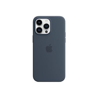 Apple - Coque de protection pour téléphone portable - avec MagSafe - silicone - bleu tempête - pour iPhone 14 Pro Max