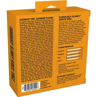 Pack de 3 jeux de cordes guitare électrique Ernie Ball 3222 Hybrid Slinky 9-46