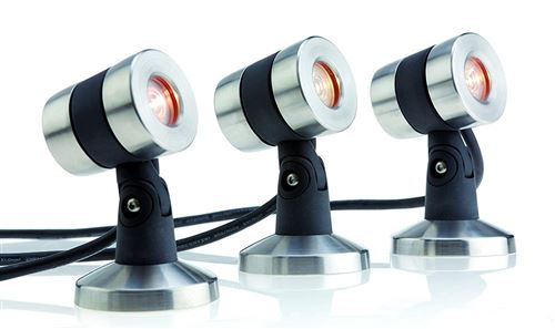 Oase 50508 LunAqua Maxi LED Set de 3 Eclairage Extérieur