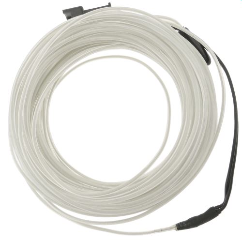 1.3mm câble électroluminescent blanc 5m câble spiralé avec batterie