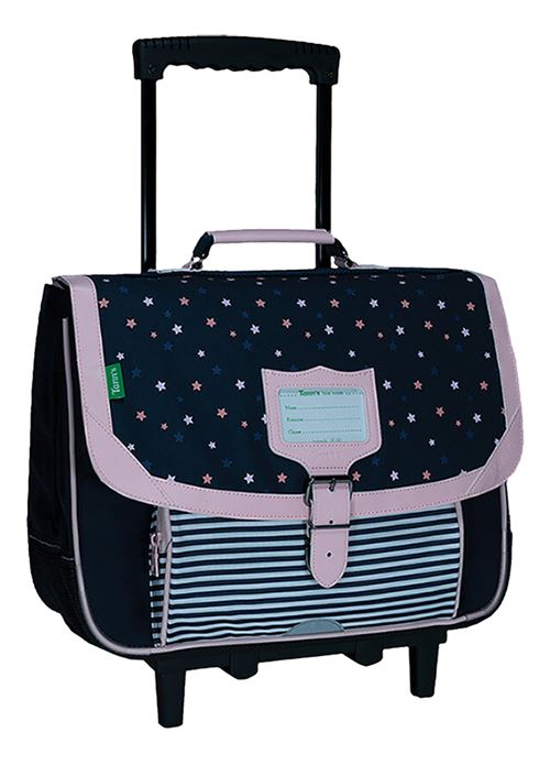 Cartable trol.Tann's Jodie 38cm Bleu mar