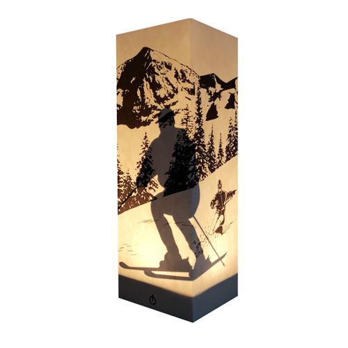 Lampe de Chevet Veilleuse Chaude Ampoule Blanche Dimmable Cadeau Bois Table Lampdecorative JJZM118