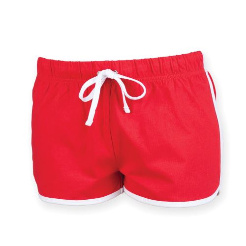 Short de bain rouge femme clearance