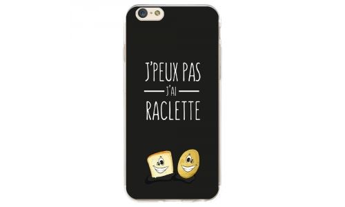 Coque souple pour Apple iPhone 6S avec impression Motifs J'peux pas j'ai raclette