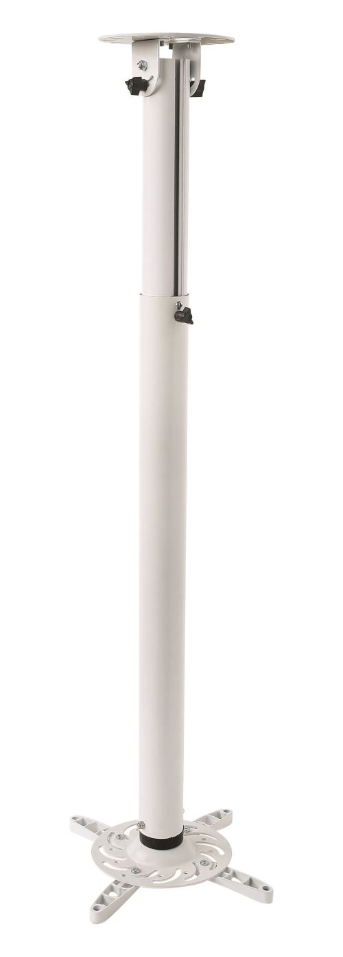INOTEK PCM 200 70-177-W Support Plafond pour Vidéoprojecteurs avec Mat Réglable de 70 cm à 177 cm - Blanc