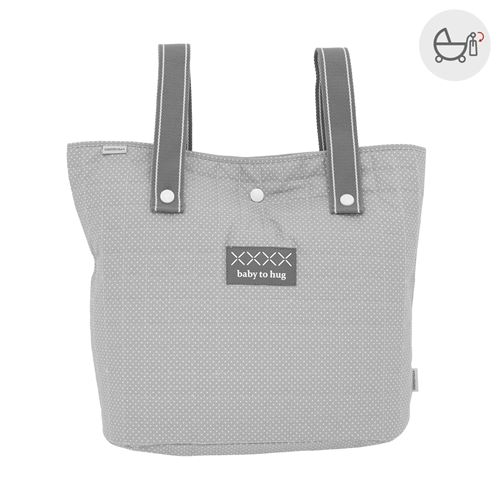 Sac Poussette Pic Gris 17X40X34 Cm