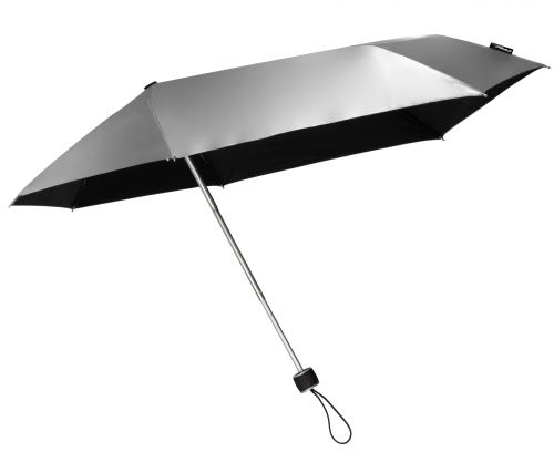 Impliva parapluie tempête ouverture STORMinimanuelle 100 cm argent/noir